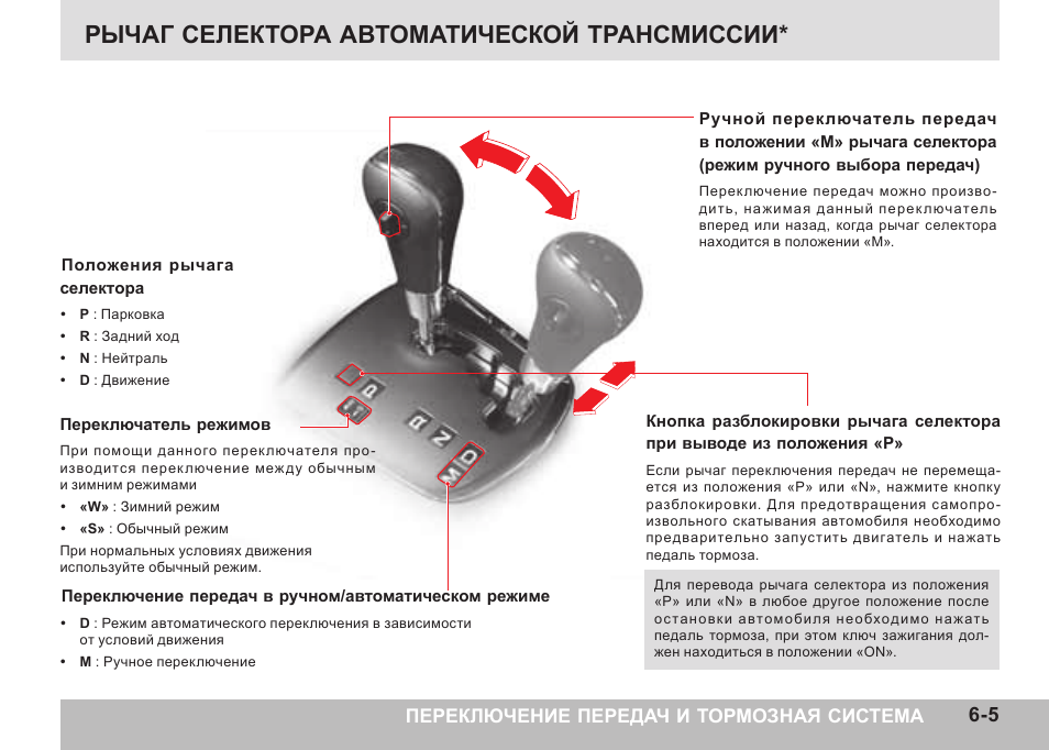 Автоматическая коробка переключения передач схема переключения