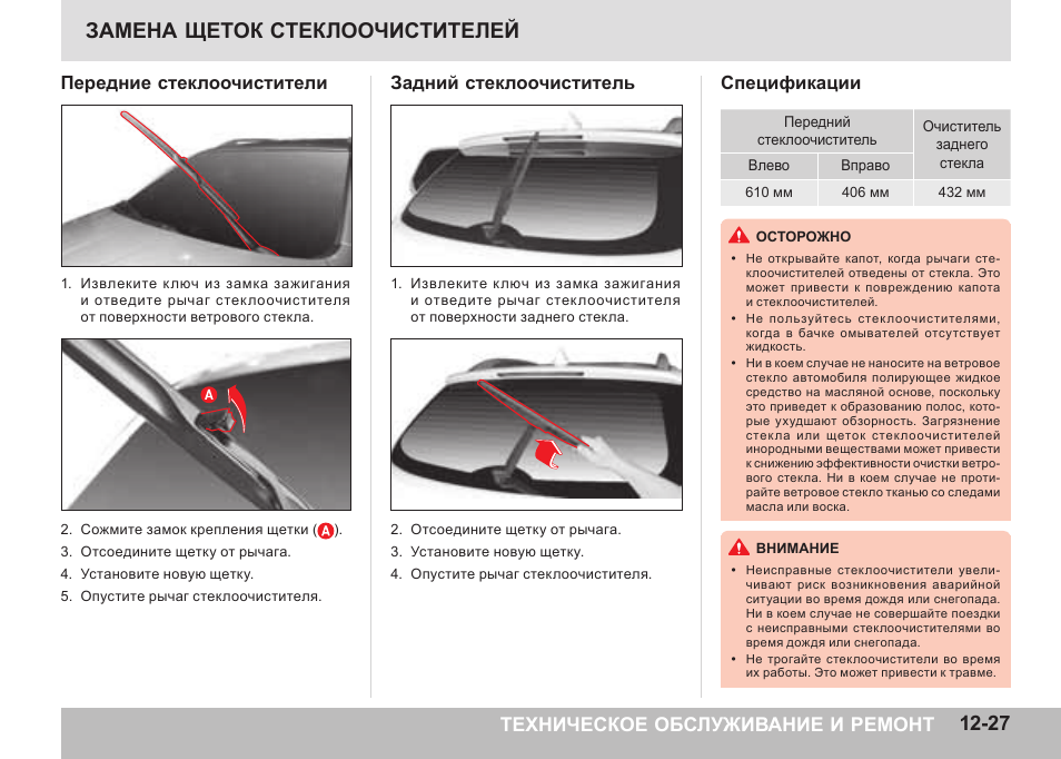 Не работает задний дворник ssangyong actyon