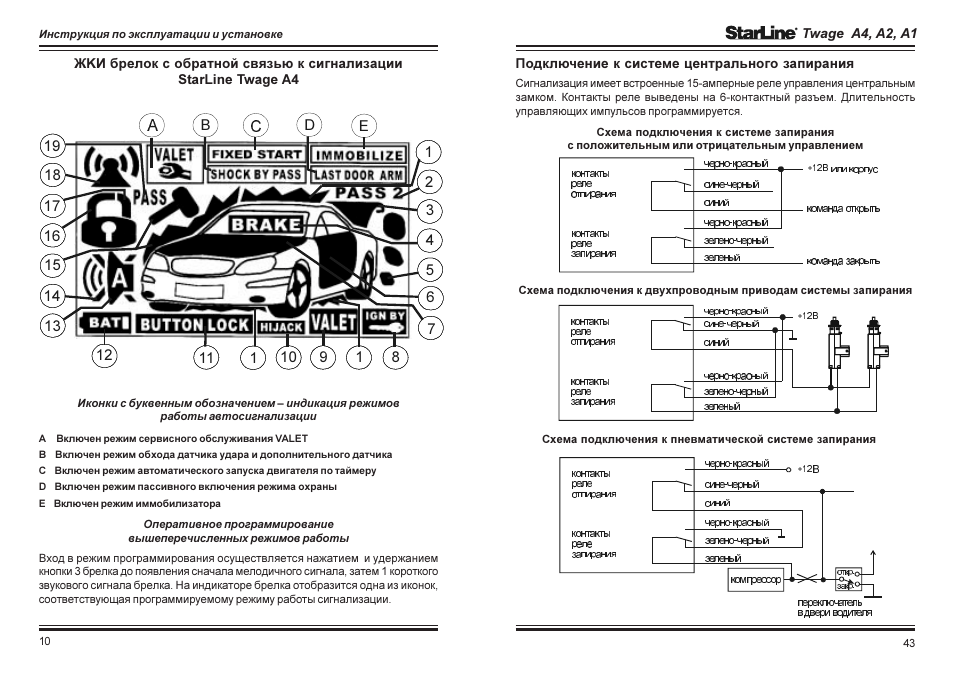 Пульт старлайн а9 инструкция с картинками