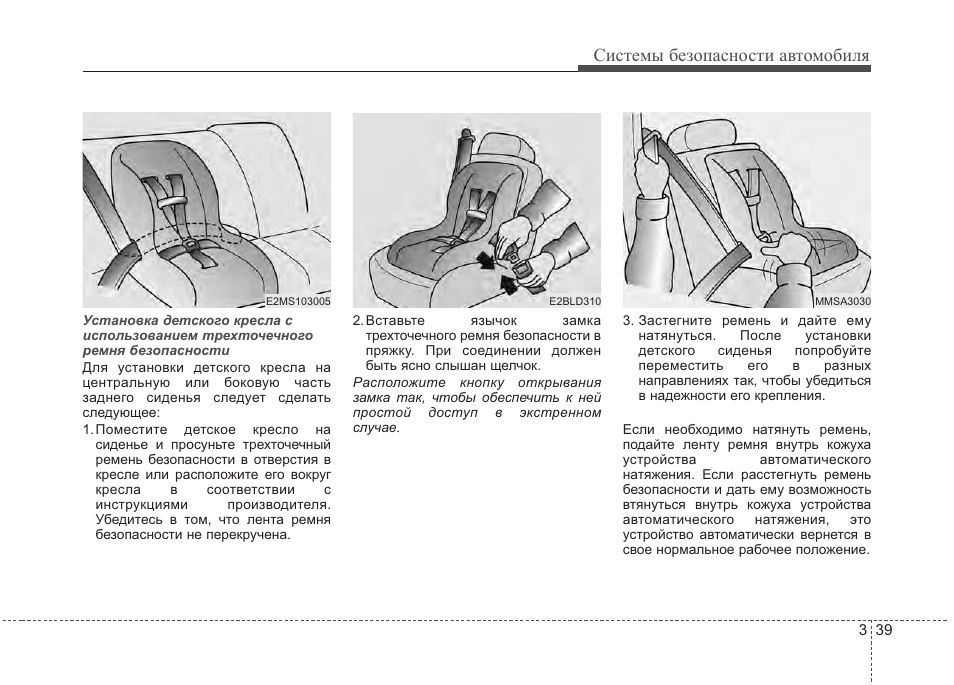 Схема крепления автолюльки в автомобиле