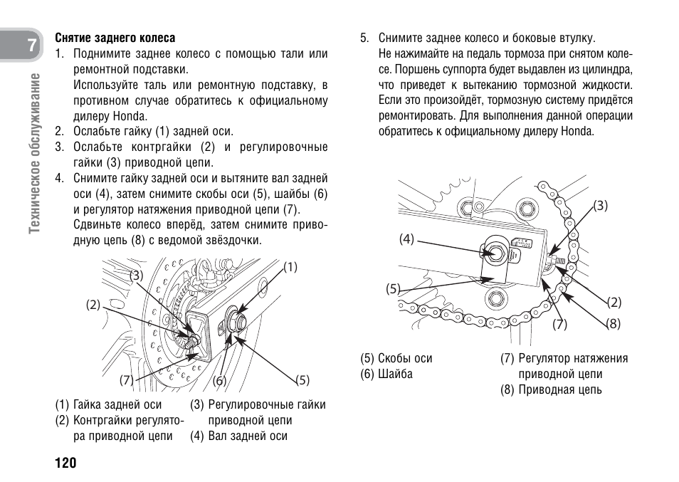Схема заднего колеса мопеда альфа