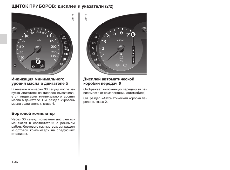 Рено сандеро панель приборов описание и обозначения