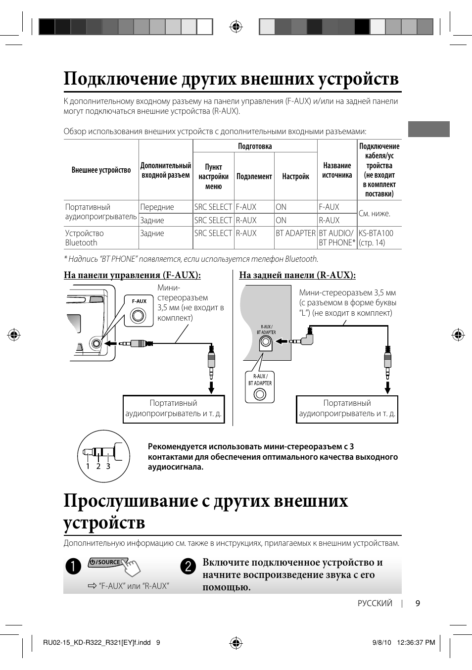 Jvc kd r47 схема подключения