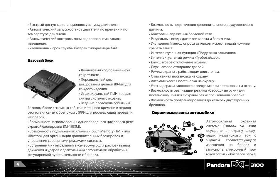 Сигнализация пандора инструкция по эксплуатации. Сигнализация Пандора DXL 3100. Сигнализация Пандора ТТХ. Схема подключения сигнализации Пандора 3100. Таблица программирования Пандора DXL 3100.