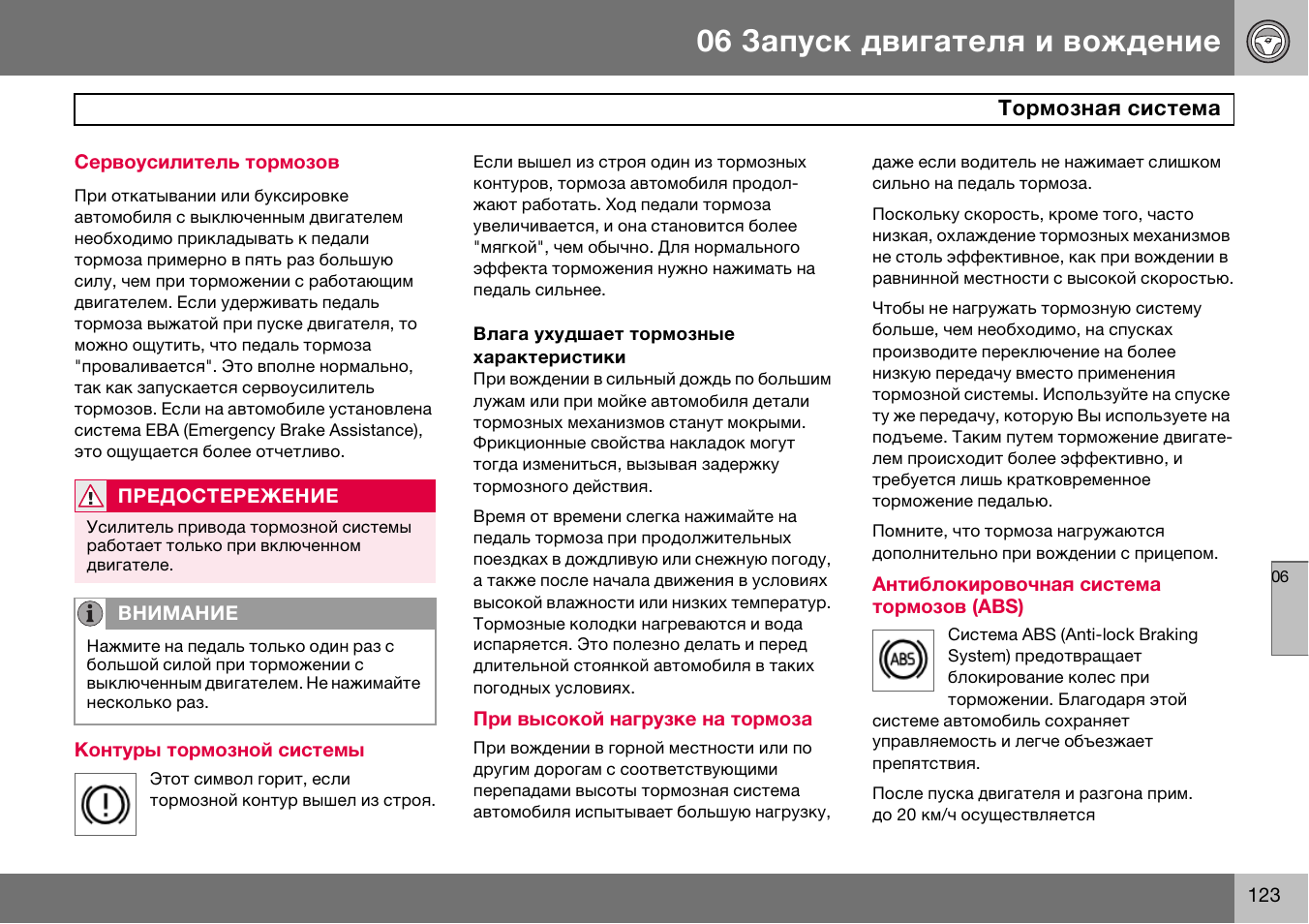 Инструкция по вождению