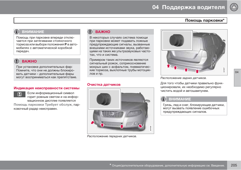 Вольво хс90 не работает парктроник - 88 фото