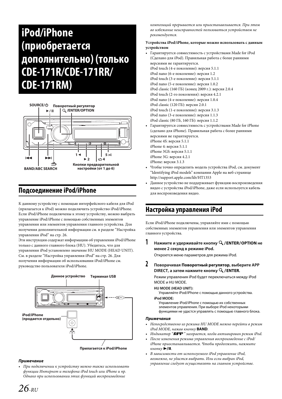 Alpine cde 120r схема
