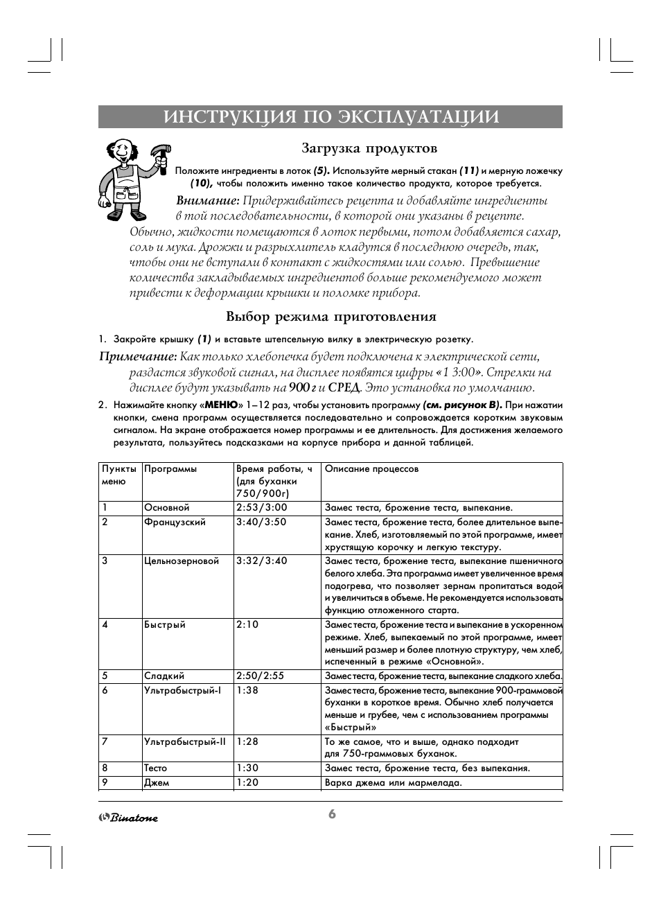 Мерный стакан для хлебопечки Бинатон 1168