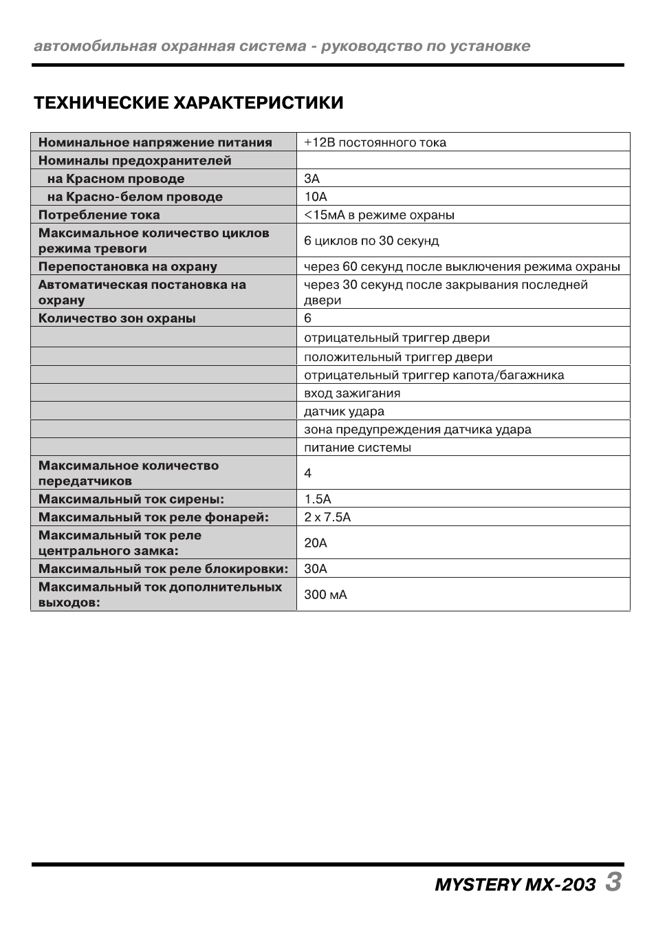 Mystery mx 203 схема подключения
