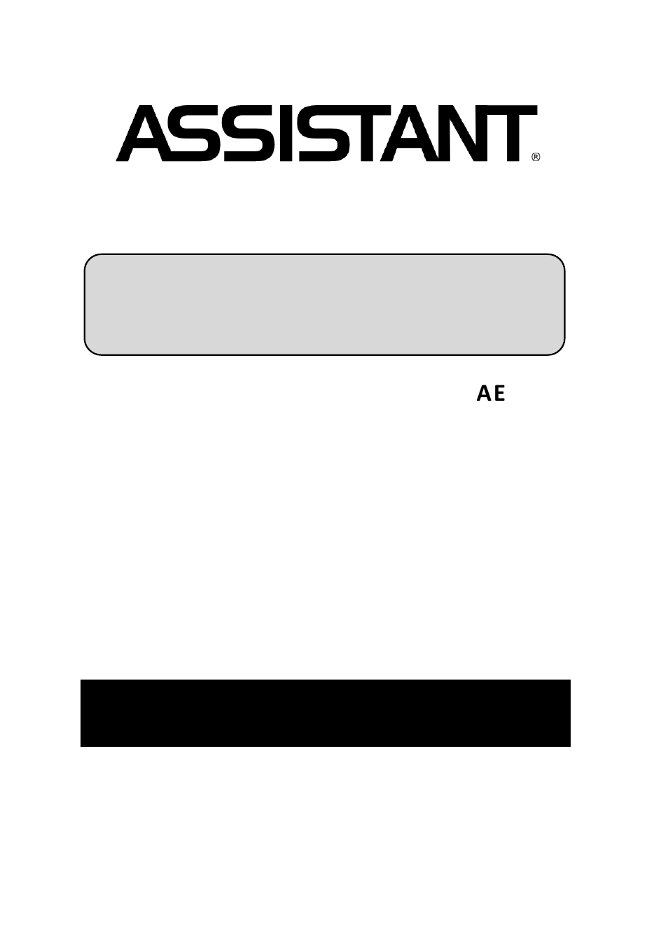 Model manual