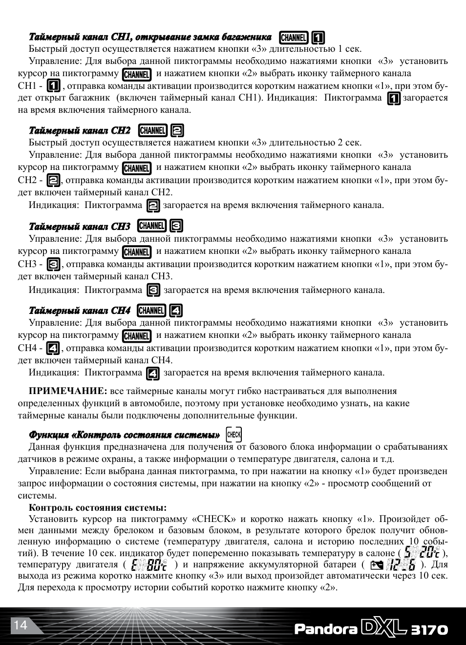 Инструкция автосигнализации пандора 868 mhz
