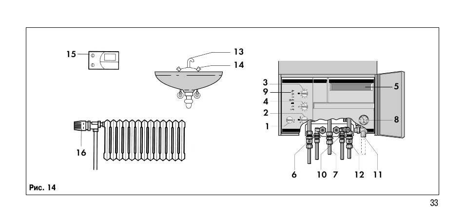 Взрывная схема vaillant