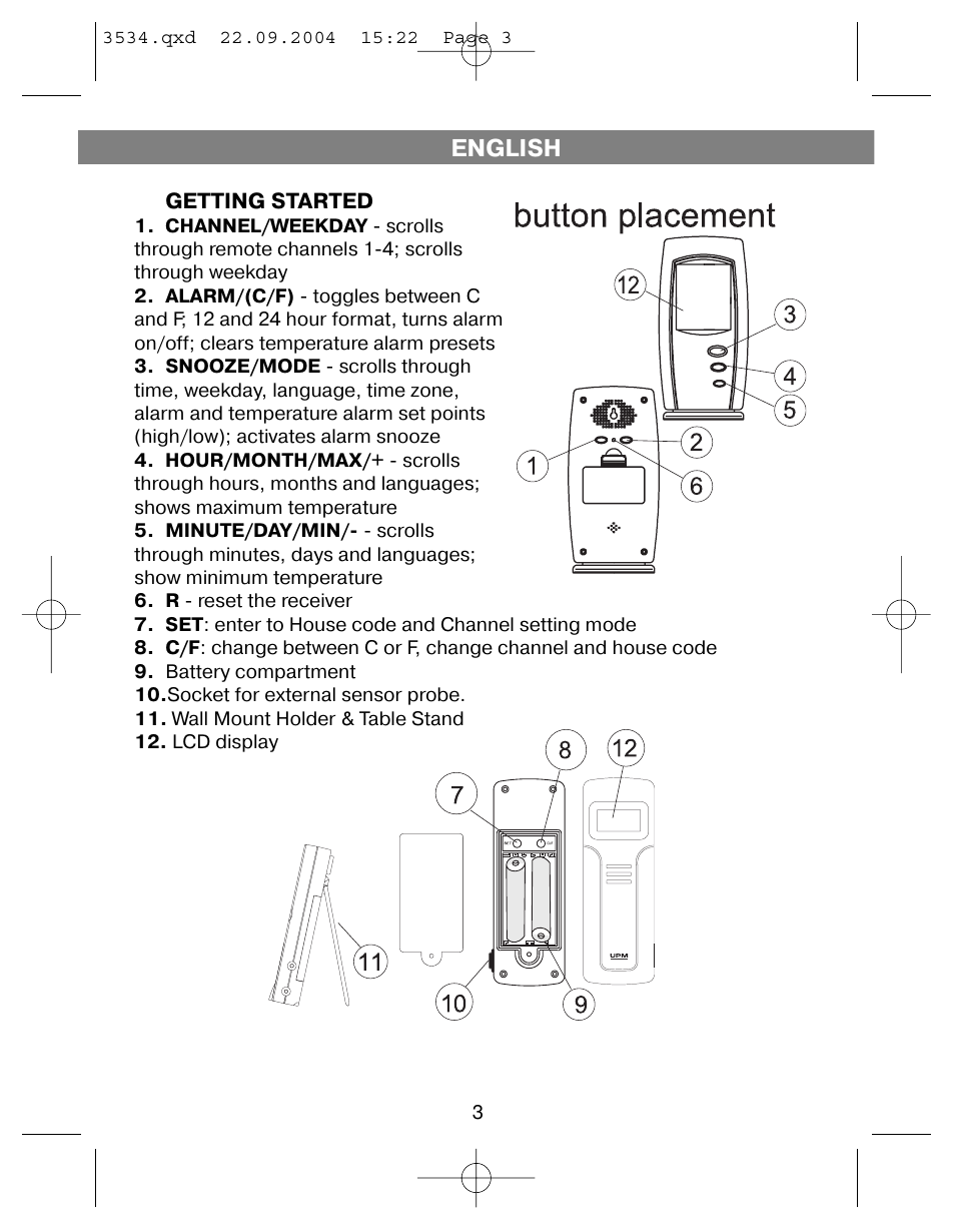 инструкция метеостанции vitek vt-3534 pr. метеостанция витек инструкция. инструкция по эксплуатации vitek. метеостанция витек инструкция. датчик для метеостанции vitek vt-3534.