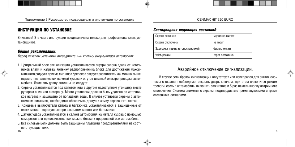 Cenmax hit 320 схема подключения
