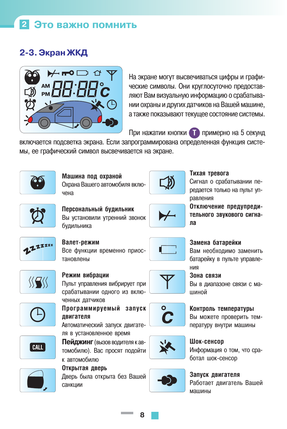 Автосигнализация инспектор 2004 инструкция по эксплуатации