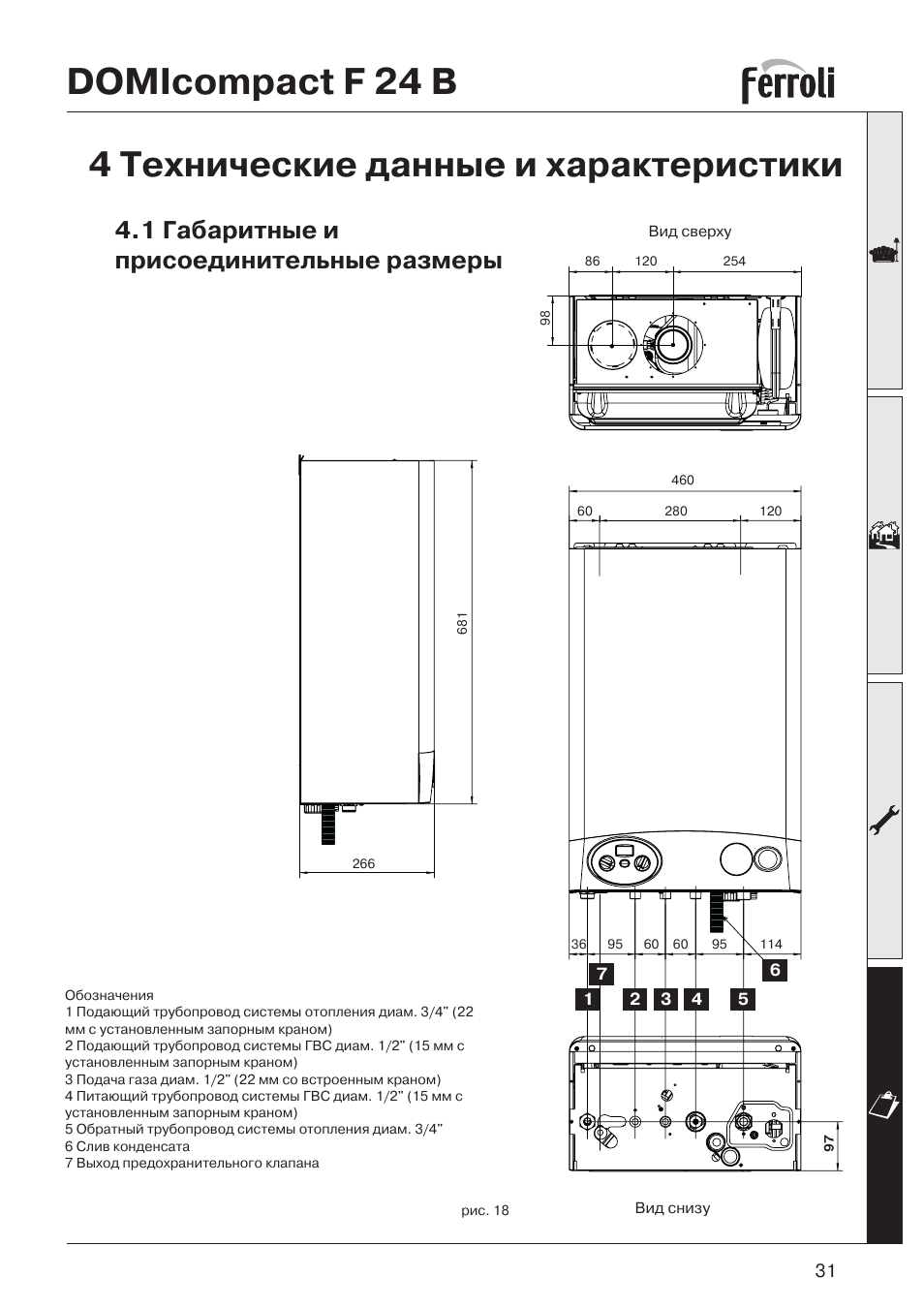 Газовый котел fereasy f24 инструкция по эксплуатации