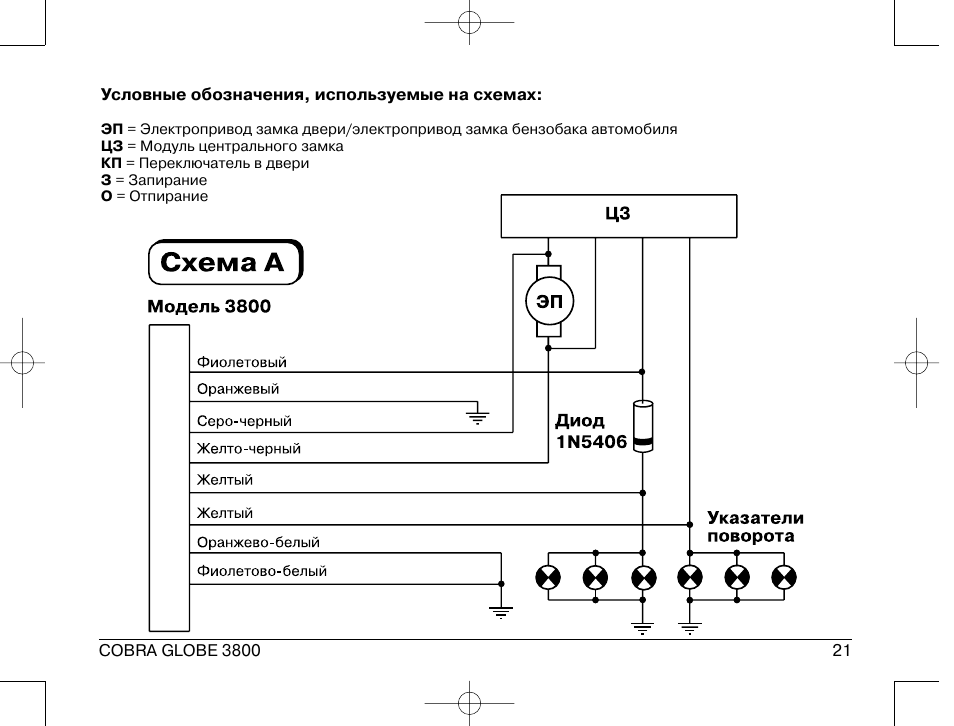 Cobra 2151 схема