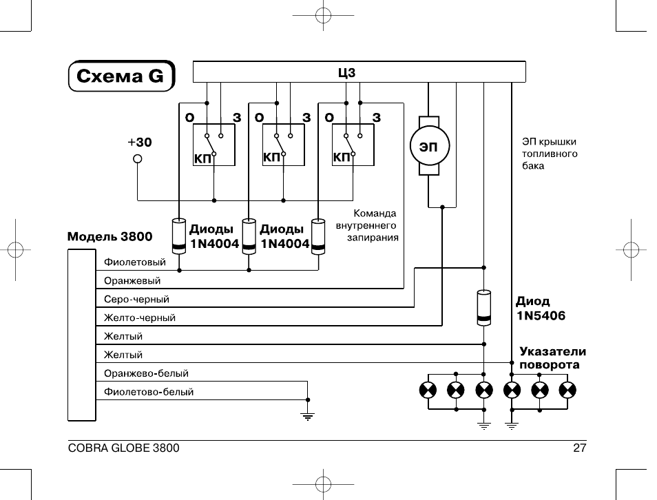 Cobra 2151 схема