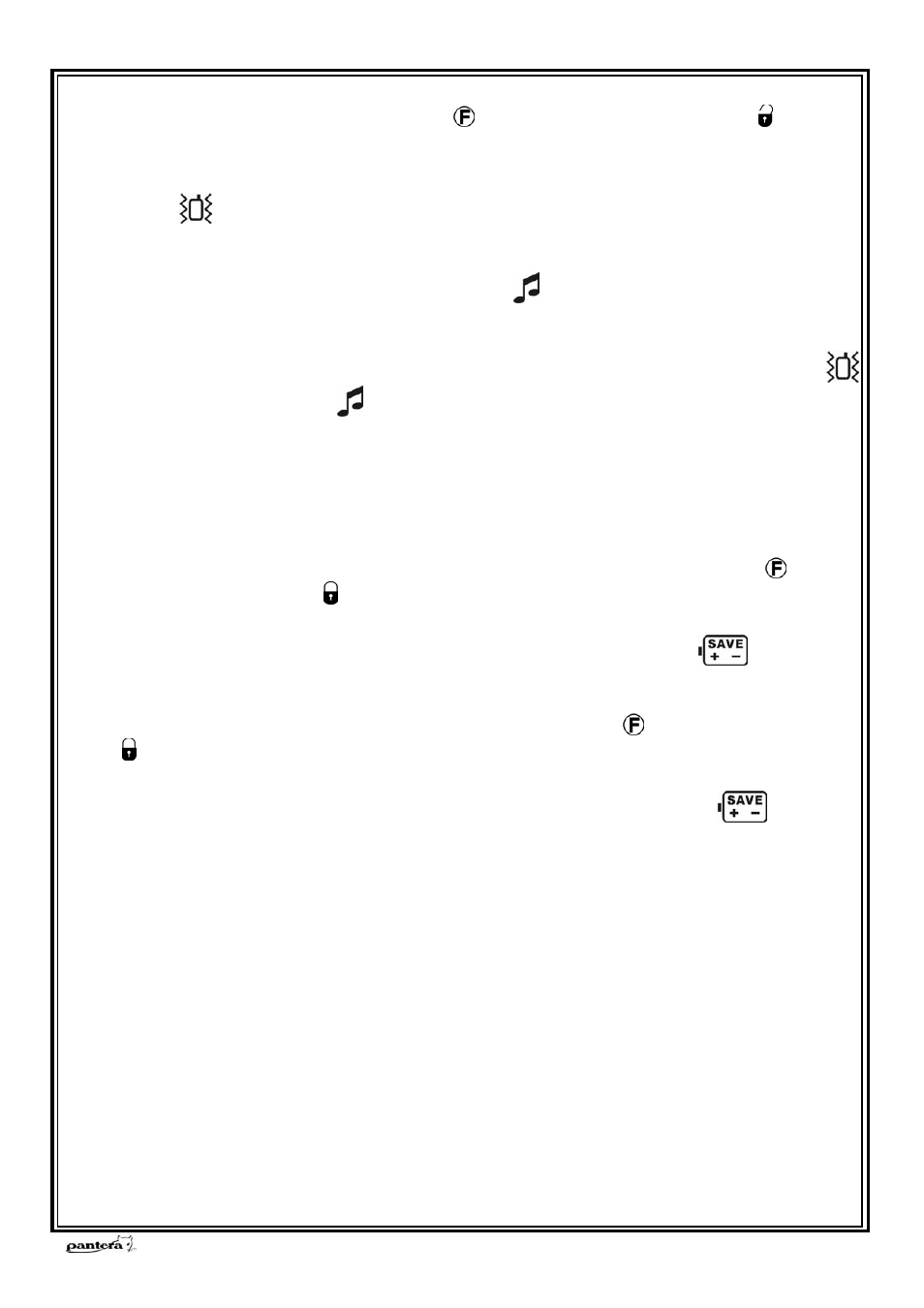 Интересный факт о Что означают значки на брелке сигнализации пантера
