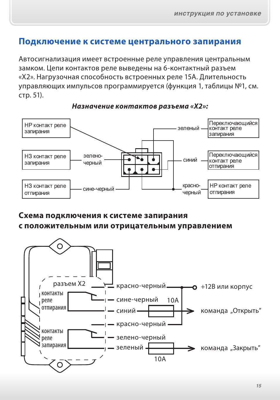 Starline b91 схема подключения