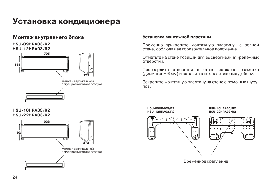 Установка сплит системы своими руками инструкция схема подключения