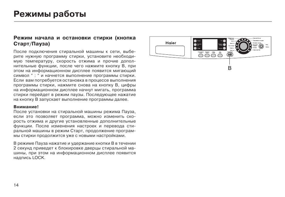 Стиральная машина haier схема
