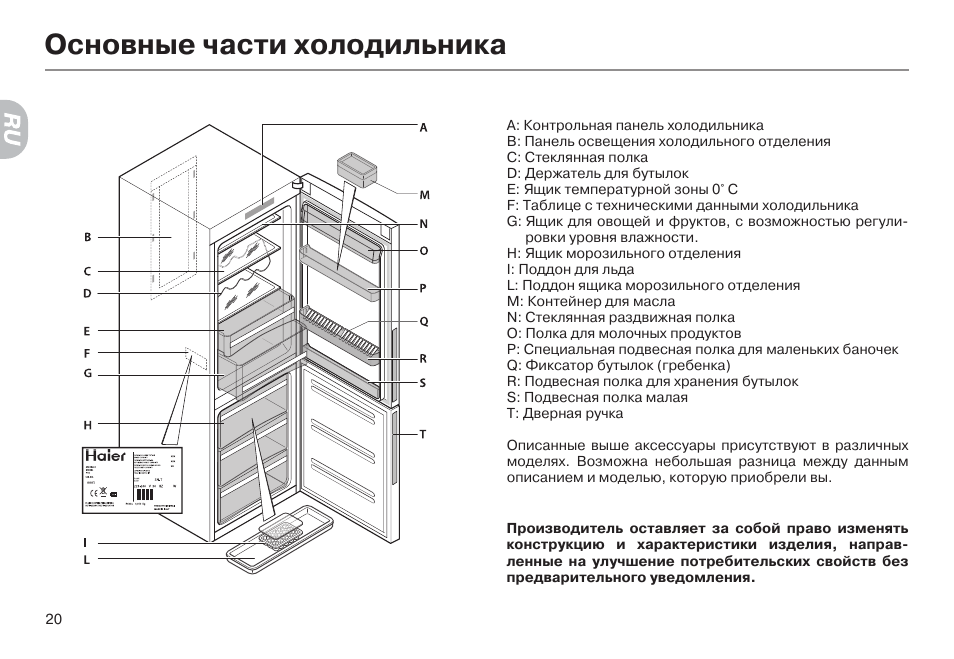 Холодильник haier bcft629twru схема встраивания