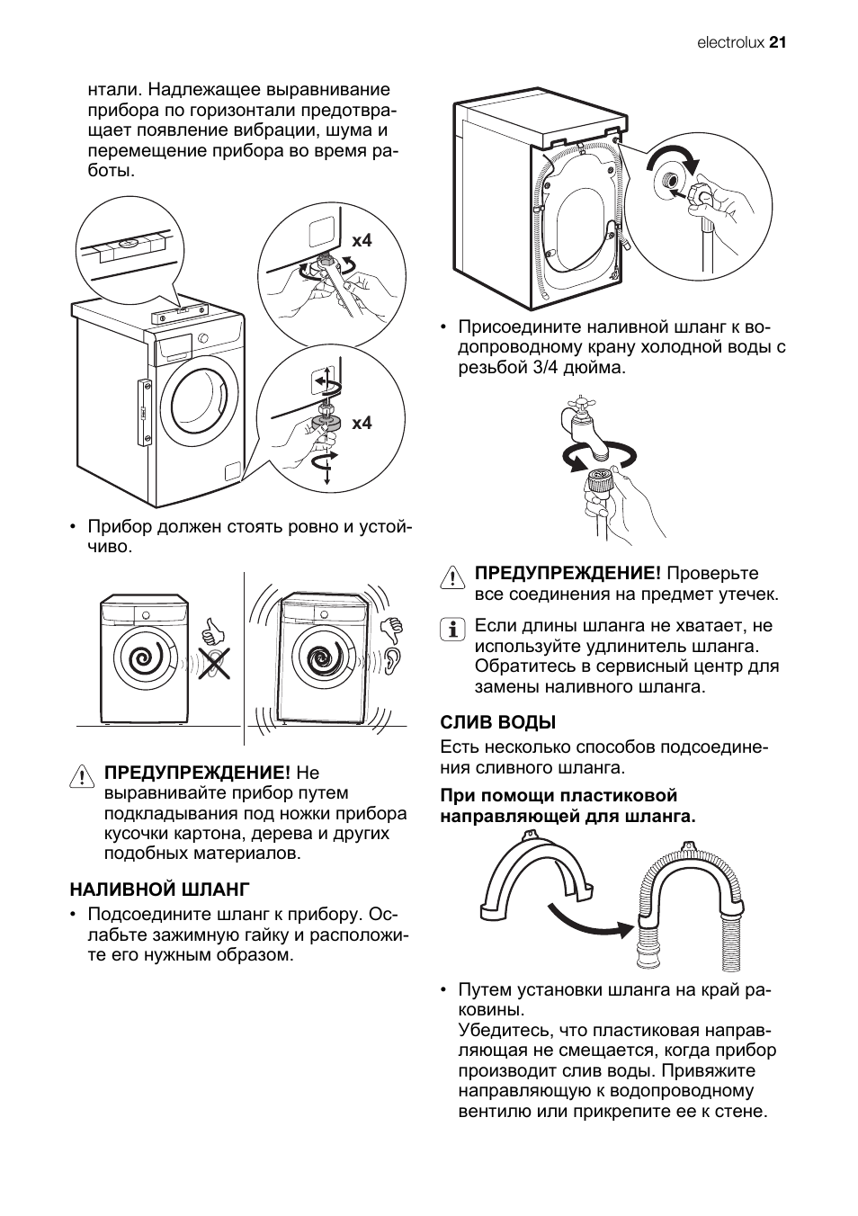 Как пользоваться стиральной машиной electrolux старого образца