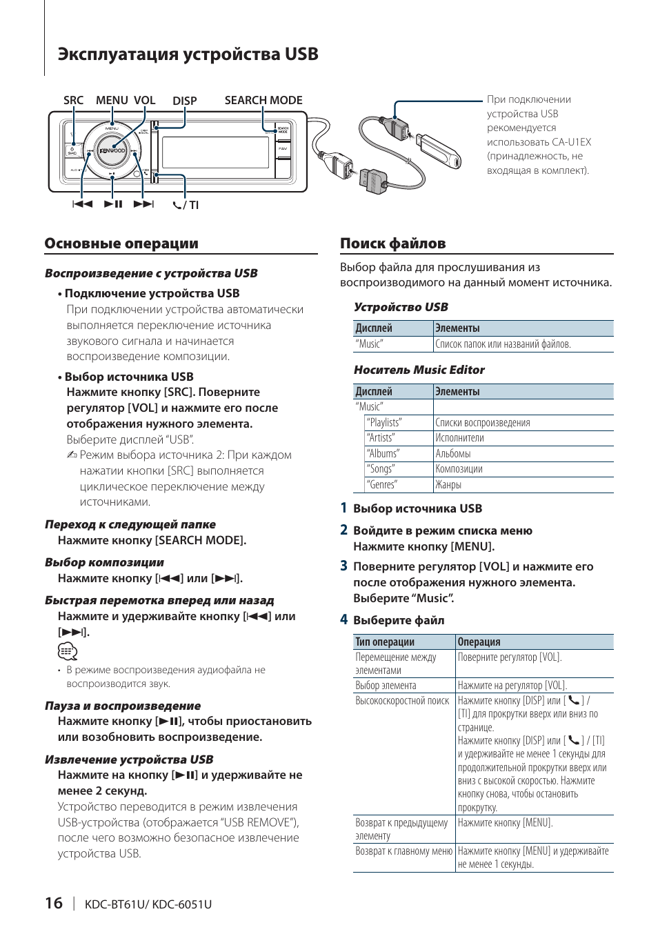 Схема kenwood kdc 6051u