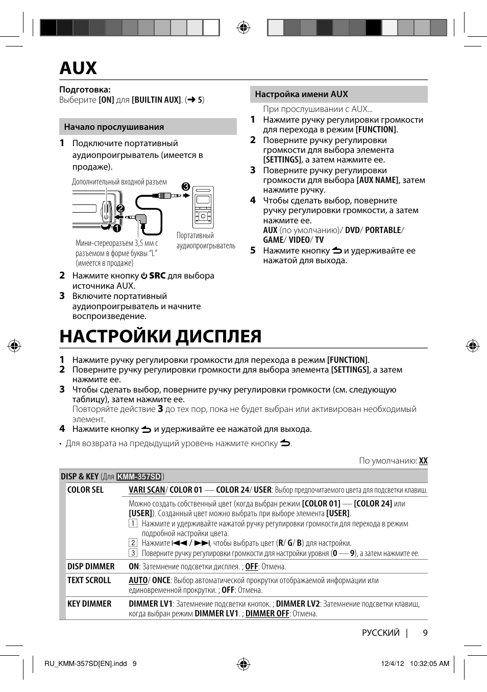 Kenwood kmm 101ry схема