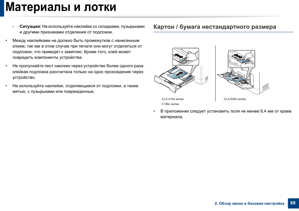 Мануал размеры. Мануал размеры