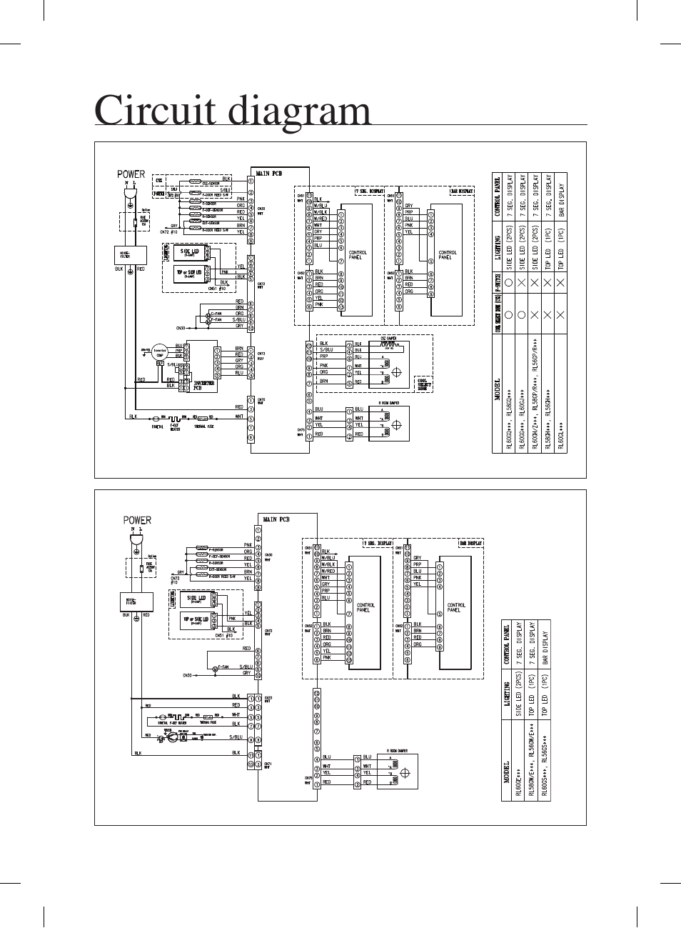 Схема холодильника samsung rl44qeus