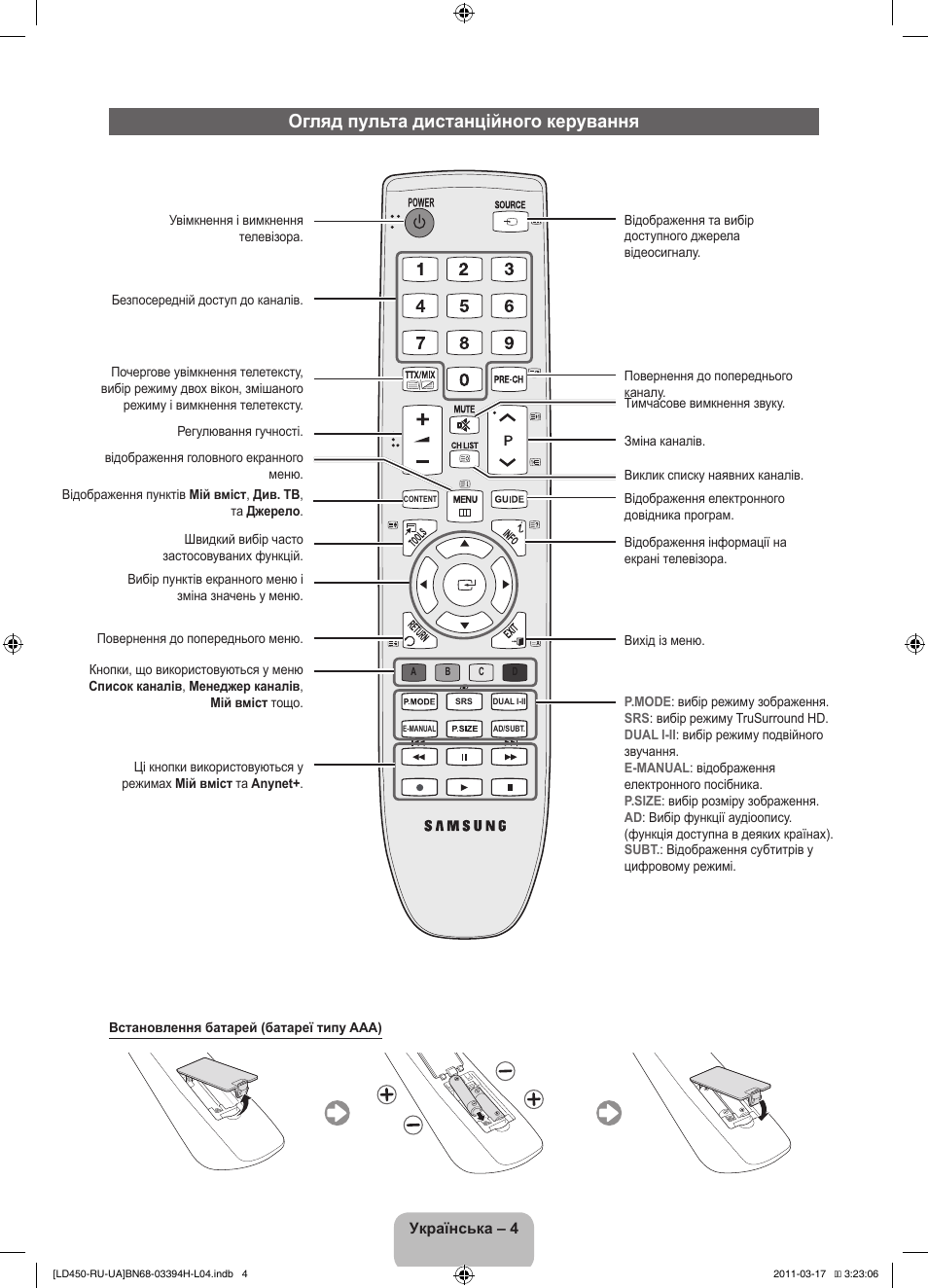 Samsung tvp5070w схема