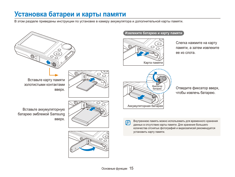 Правильно вставить карту памяти