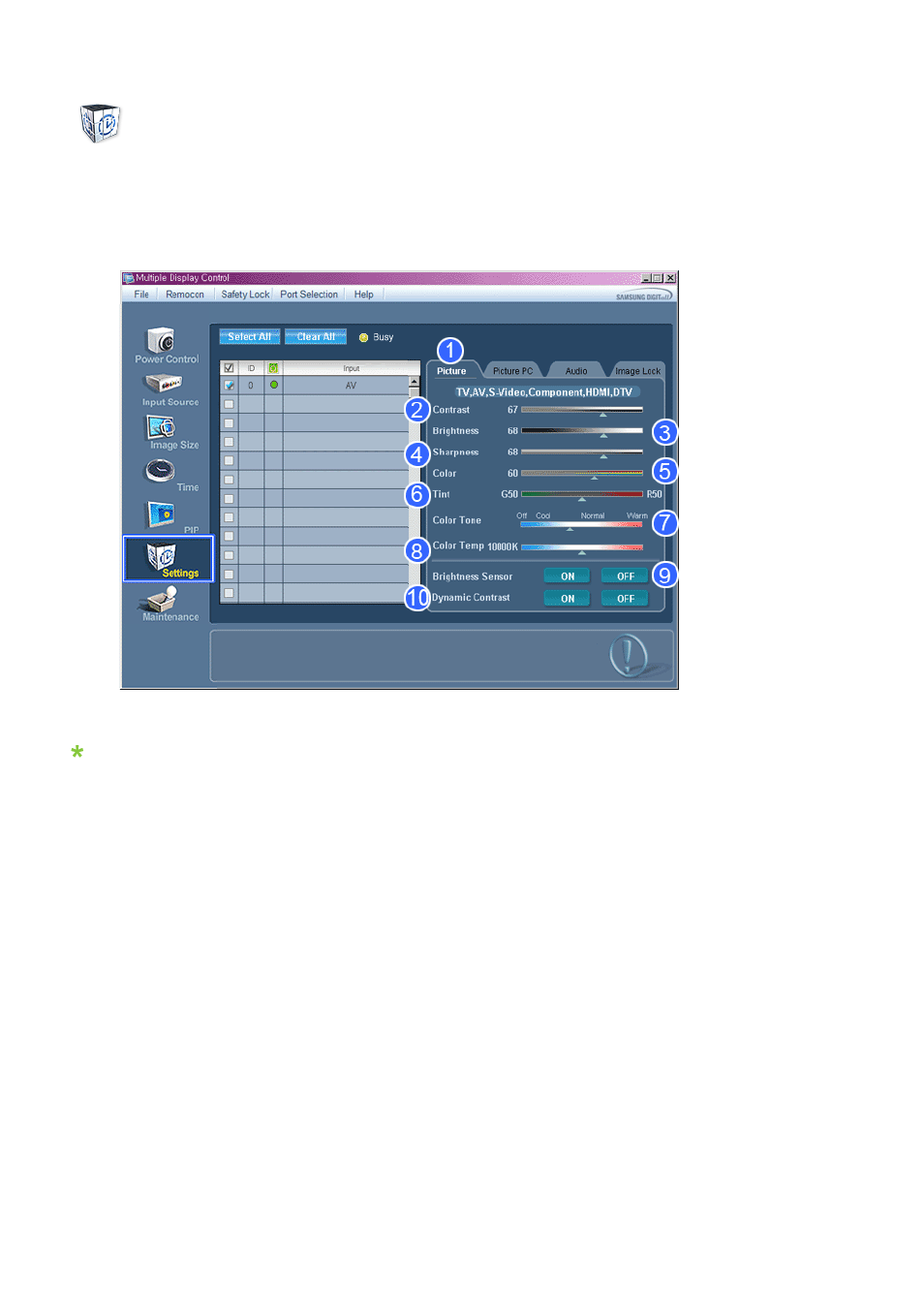background image