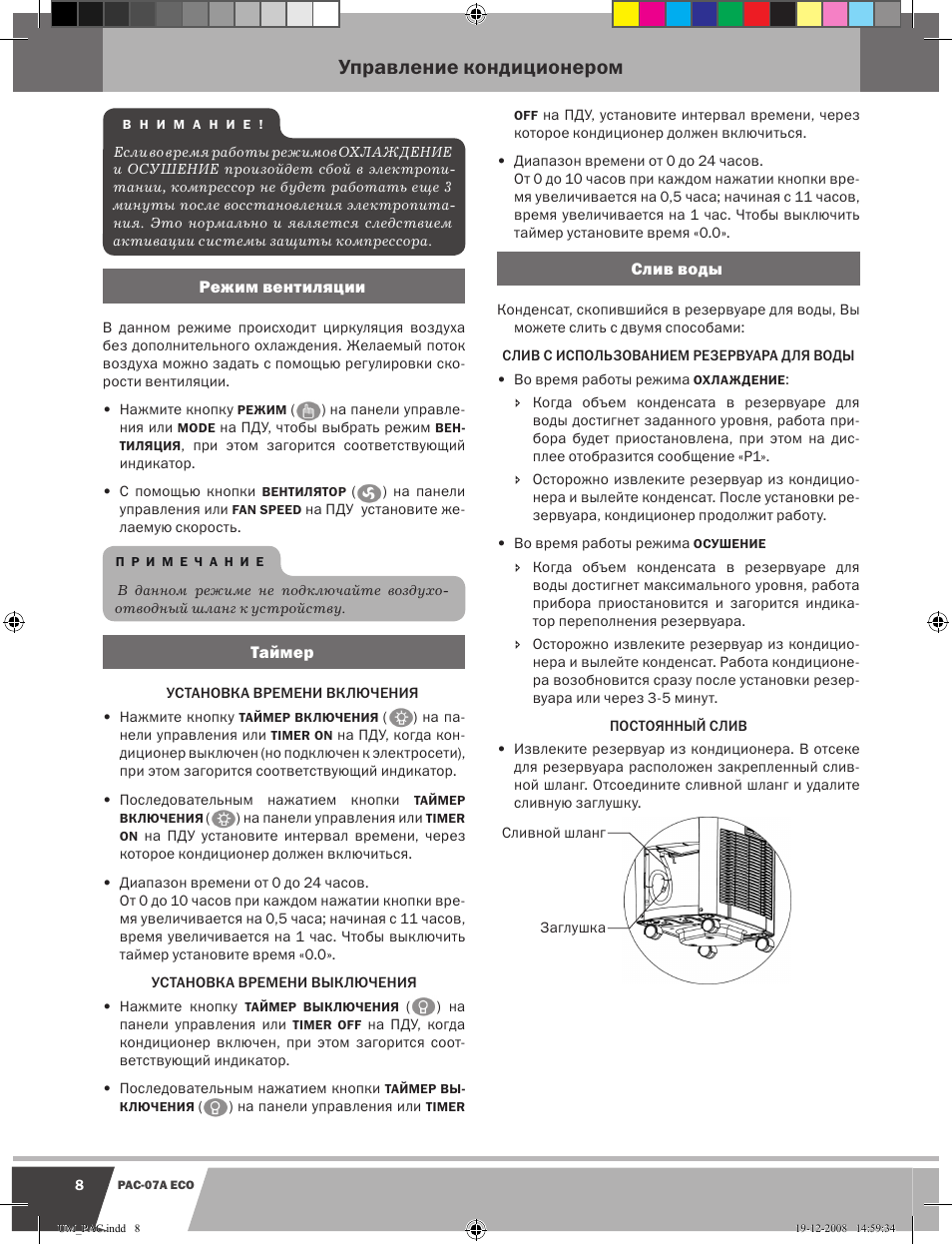 Ecodirna автокондиционер инструкция по эксплуатации