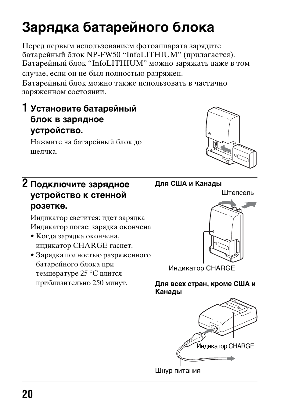 Блок инструкций. Схема зарядное устройство Sony SLT a58 характеристики. УЛЬБЛОК инструкция