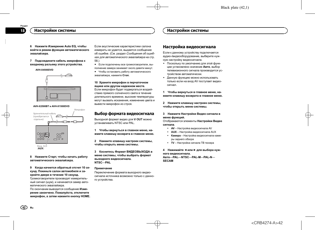 Схема подключения avh x1500dvd