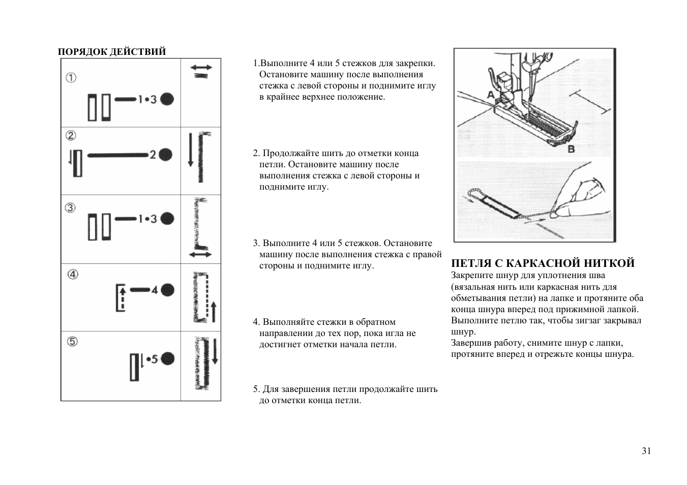 Швейная машинка 505 инструкция