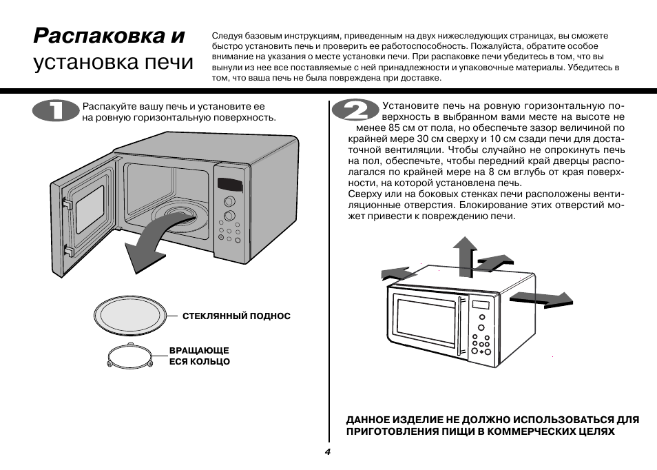 Микроволновая печь витринный образец