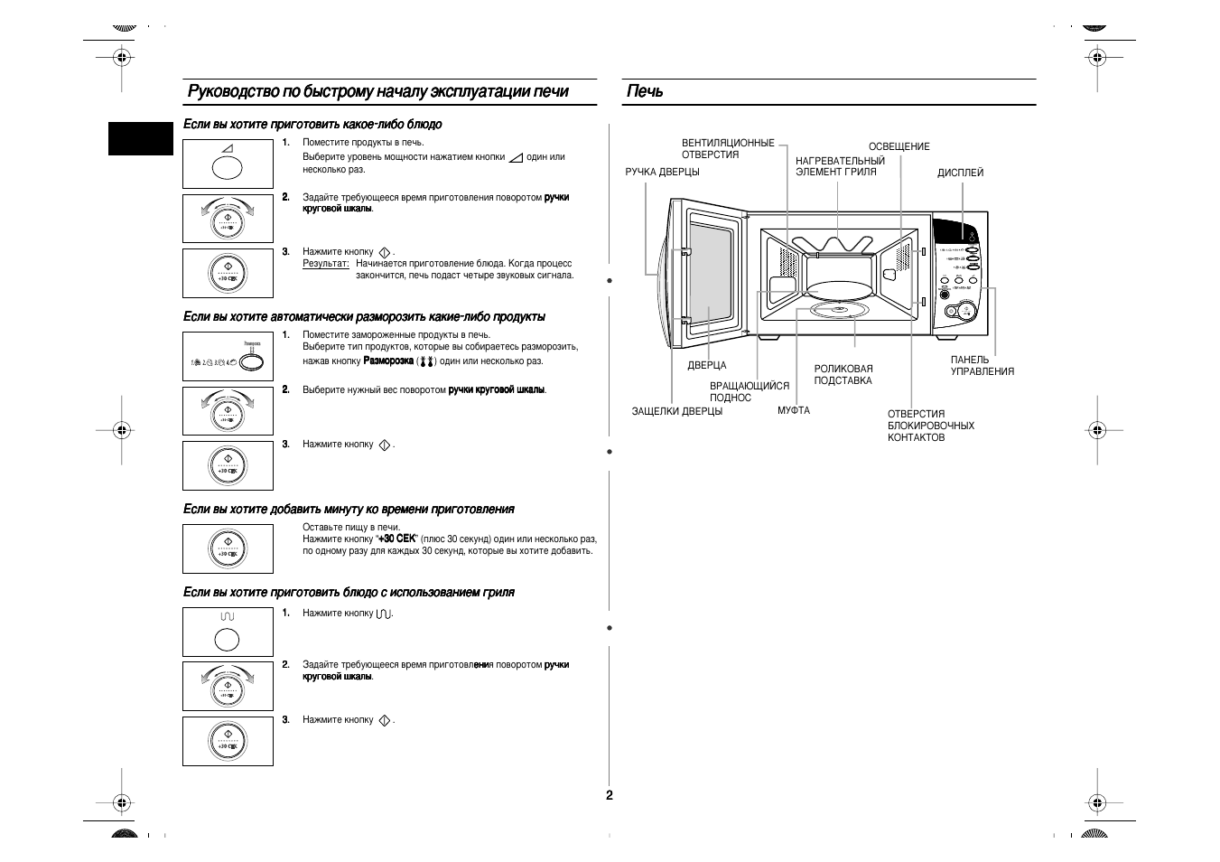Микроволновая печь samsung ce287dnr схема