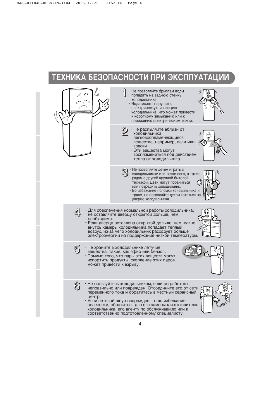 Бытовая техника инструкции