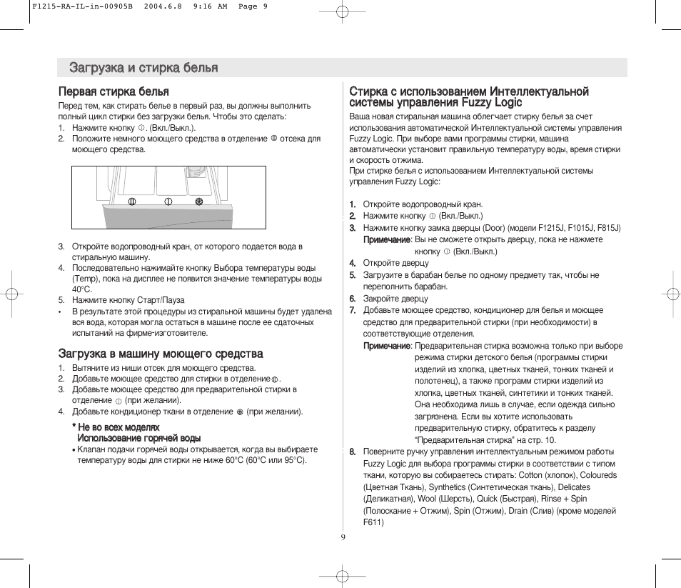 Схема стиральной машины samsung fuzzy s821