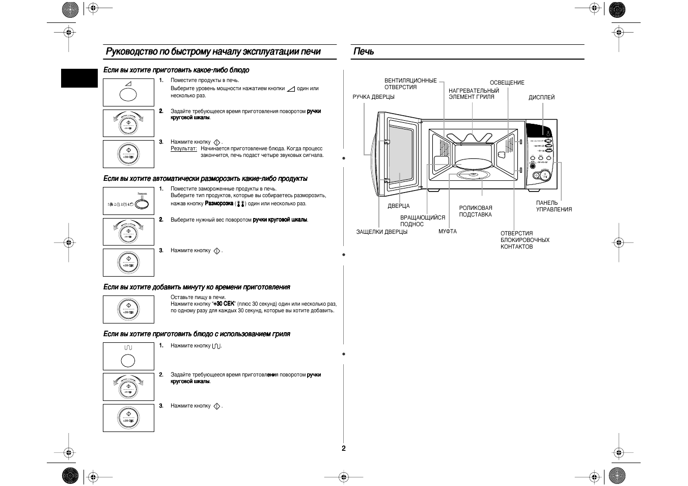 Микроволновая печь samsung ce287dnr схема