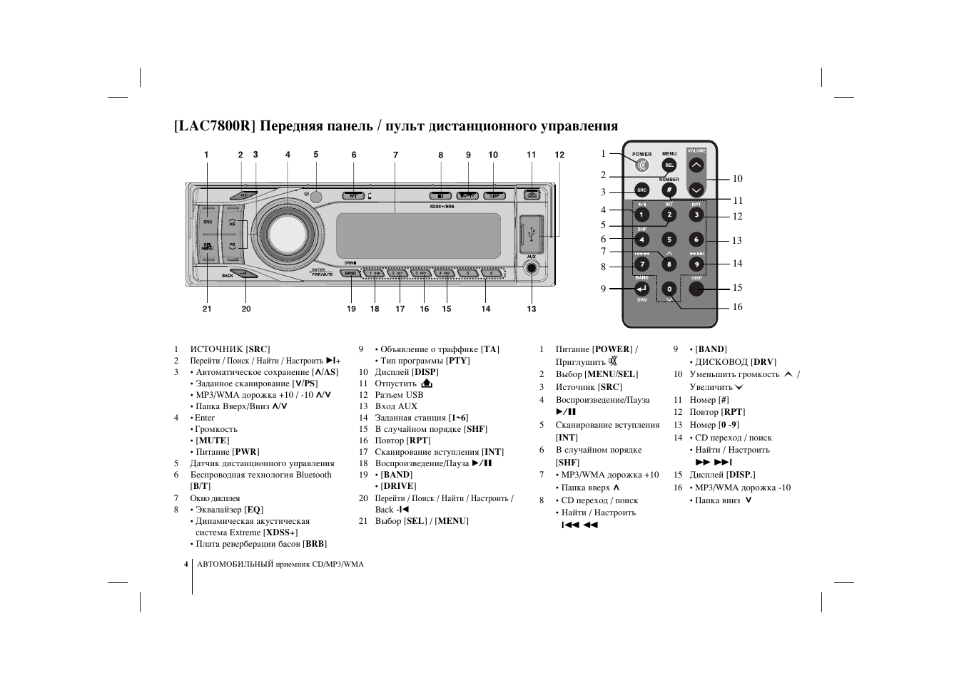 Магнитола mp315d w инструкция скачать