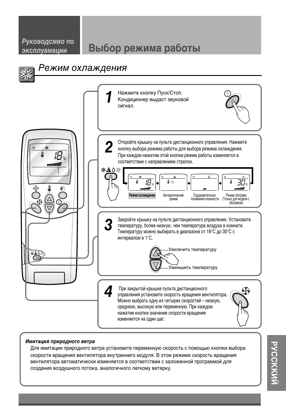 Инструкция кондиционер lg картина
