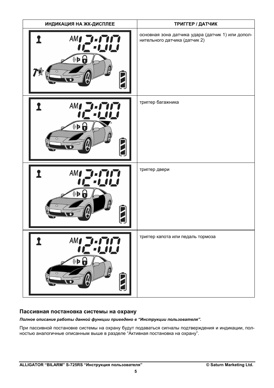 Аллигатор s725rs инструкция по установке - 90 фото