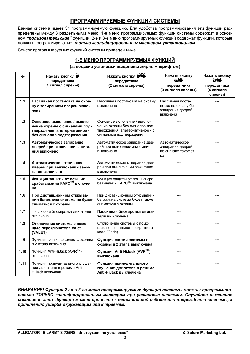 Как включить сирену на сигнализации аллигатор - фото