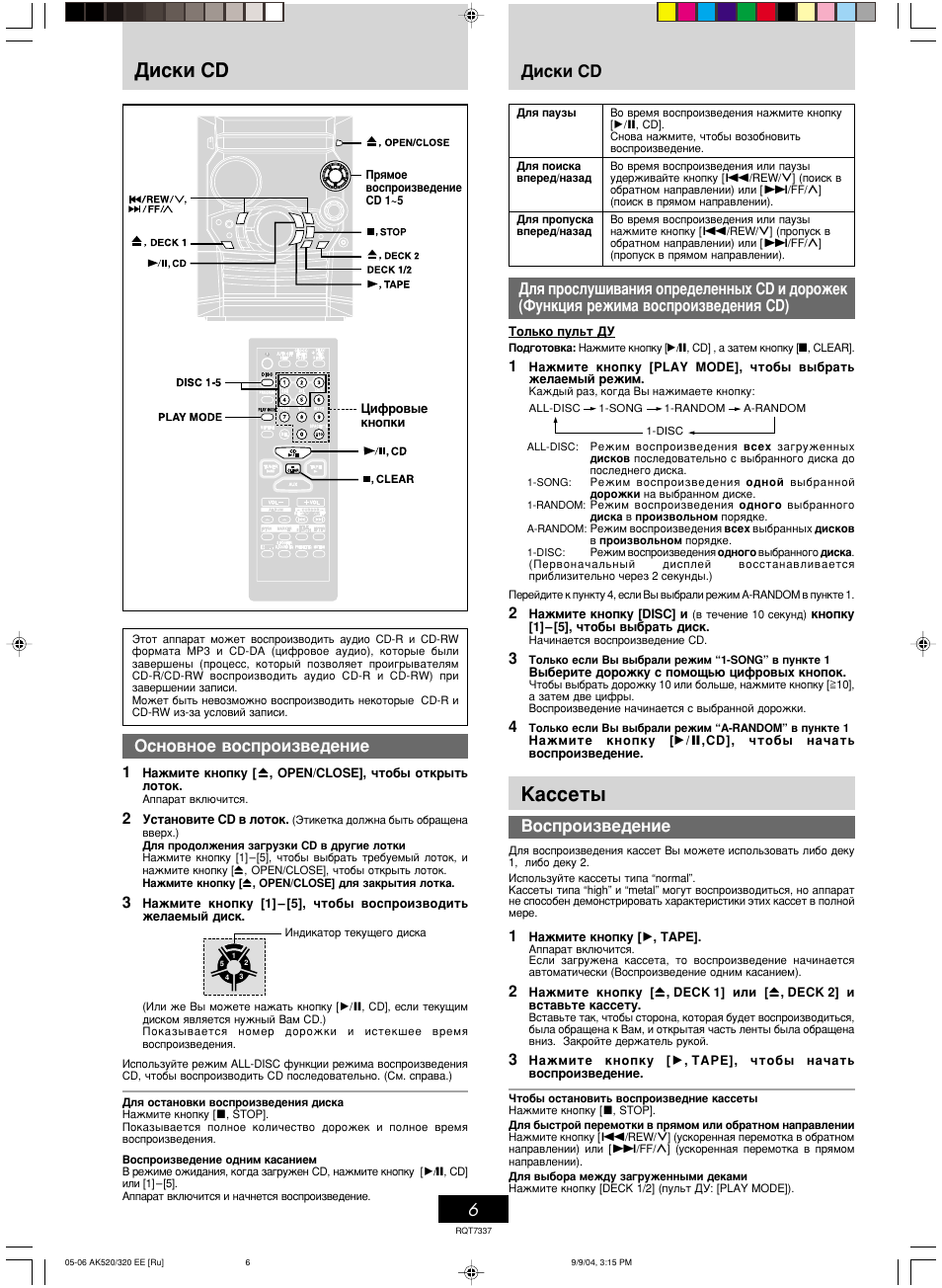 Панасоник sa ak320 схема