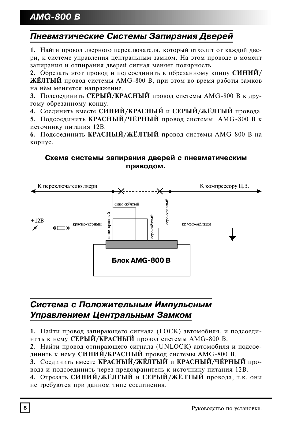 Mongoose amg 800 схема подключения